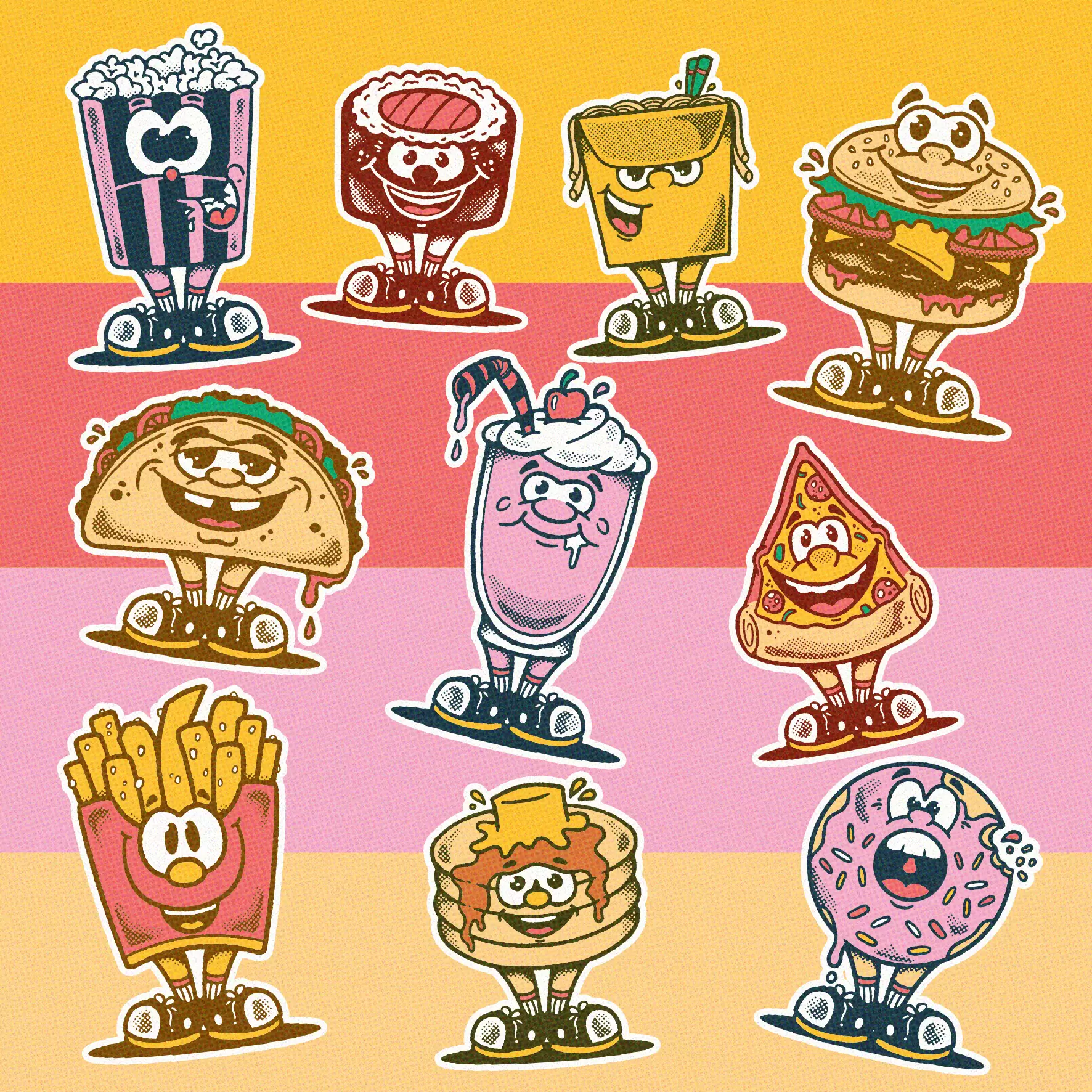 FOOD WITH FEET BUNDLE - Dedonleon